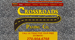 Desktop Screenshot of crossroadspavingco.com